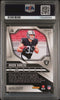 Graded 2024 Panini Prizm Brock Bowers #315 Neon Green Pulsar Rookie RC Football Card PSA 10 Gem Mint by Hall of Fame Sports Memorabilia