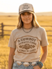 A Cowboy Always Finds A Way To Leave Graphic Tee by Wild Junkie