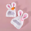 Plush Cartoon Cat Dog Rabbit Ears Cute Easter Decoration Hat Head Cover Pets Products by My Store