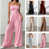 High-Waist Wide-Leg Pants & Tube Top Set – 6 Colors, S–2XL by FitiqueFit