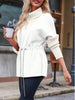 Women’s Turtleneck Fleece Sweatshirt by FitiqueFit