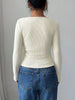 Ribbed Knit Asymmetrical Long Sleeve T-Shirt by Simply Love