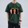 What Really Connects Them? T-Shirt – Satirical American Commentary Tee, Bold Graphic Unisex Shirt for Political Conversation Fans by Dog Mom Hat