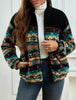 Women’s Double-Sided Plush Zip-Up Cardigan – Stand Collar Winter Jacket by FitiqueFit