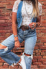 White Mock Neck Short Sleeve Floral Mesh Top by Wild and Free Boutique