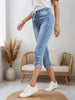 Women’s Drawstring Denim Shorts by FitiqueFit
