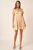 New Summer printed V-Neck Puff Sleeve Mini Dress – Trendy Floral Print with Ruched Detailing and Dramatic Puff Sleeves for a Feminine, Fashion-Forward Look by Stevvex