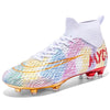 Men's Outdoor Training Gold-plated Bottom High-top Soccer Shoes by My Store