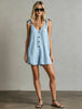 Women's V-Neck Sleeveless Jumpsuit – Cardigan Strap Cropped Straight-Leg by FitiqueFit