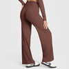 Loose Straight-leg Yoga Pants That Create A Slimming High-waisted Look by My Store