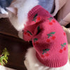 Bowknot Dog Clothes Cat Costume Hollow Knit Dog Sweater by My Store