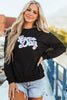 Letter Graphic Round Neck Long Sleeve Sweatshirt by Wild and Free Boutique