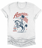 America 1776 Bella Canvas Graphic Tee Top