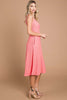 Culture Code Texture Square Neck Tank Dress with Pockets