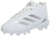 adidas Adizero Impact.2 Spark Molded Football Sneaker White/Silver Metallic/White 6 US Unisex Big Kid by EasyOptionXY