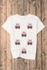 Sequin Cherry Round Neck Short Sleeve T-Shirt by Simply Love