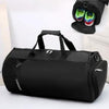 Fitness bag men's sports bag basketball training bag football bag portable travel bag cylinder bag shoulder bag waterproof by My Store