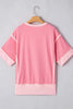 Sequined Easter Egg Short Sleeve T-Shirt by Wild and Free Boutique