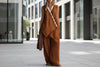 Women's Boho V-Neck Button Vest & Wide-Leg Pants Set by FitiqueFit