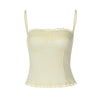 Womens Strapless Off-the-shoulder Form-fitting Tank Top by My Store