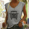 Women's V-Neck Short Sleeve T-Shirt by FitiqueFit