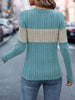 Color Block Round Neck T-Shirt by Simply Love