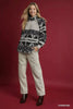 Umgee Aztec Print Sherpa Pullover by FitiqueFit