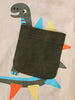 Children's Cute Dinosaur Pocket Short Sleeve T-Shirt by Simply Love