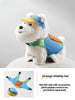 Babycare West Highland Plush Puppy Command Dog Scarf Hat Dog Clothes Set by My Store