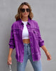 Fashion Ripped Shirt Jacket Female by FitiqueFit