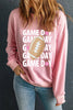 GAME DAY Round Neck Long Sleeve Sweatshirt by Wild and Free Boutique