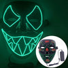 Halloween Pumpkin Head Scream Shining Mask by My Store