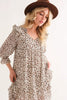 Leopard Ruffle Hem Woven Mini Dress For Women – Leopard Print Dress, Flattering Ruffle Hem Dress, Playful Mini Dress, Animal Print Dress, Chic Leopard Dress by Stevvex