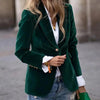 Women’s Slim-Fit Notch-Lapel Blazer by FitiqueFit