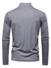 Men's Sun Protection Long Sleeve Half-Zip T-Shirt