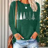 Women’s Christmas Shirt | Cute Christmas Tree Graphic Tee by FitiqueFit