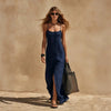 Women's Minimalist Sleeveless Slip Dress – Loose Fit Resort Style by FitiqueFit