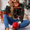 Santa Claus Knitted Sweater – Women’s Holiday Pullover by FitiqueFit