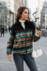 Women’s Double-Sided Plush Zip-Up Cardigan – Stand Collar Winter Jacket by FitiqueFit