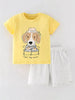Children's Dog Graphic T-Shirt and Shorts Set by Simply Love