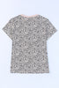 Apricot Leopard MAMA Graphic Crew Neck T Shirt
