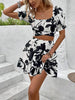 French-Style Floral Print Vacation Set for Women by FitiqueFit