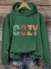 Men's Ladies Hoodie Letter Print Sweatshirt
