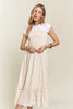 New Summer Smocked Floral Ruffled Hem Cami Dress – Feminine, Charming, Playful, Perfect for Warm Weather and Casual Outings by Stevvex