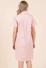 New Button Detail Collared Neck Short Sleeve Shirt Dress For Women – Chic, Trendy, Casual, Unique, Versatile & Classic Elegance by Stevvex