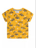 Children's Construction Vehicle Print Crew Neck Short Sleeve T-Shirt by Simply Love