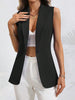 Women's Sleeveless Single-Button Cardigan Jacket – Round Neck by FitiqueFit