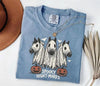 Comfort Colors "Spooky Night-Mares" Horse Shirt - Cute Western Halloween Tee by Dog Mom Hat