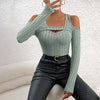 Women's Ribbed Long Sleeve Top by FitiqueFit