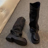 Women’s Platform Dress Boots – British Style Autumn/Winter by FitiqueFit